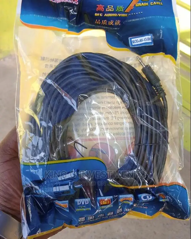Audio Aux 3.5mm Cable 15m