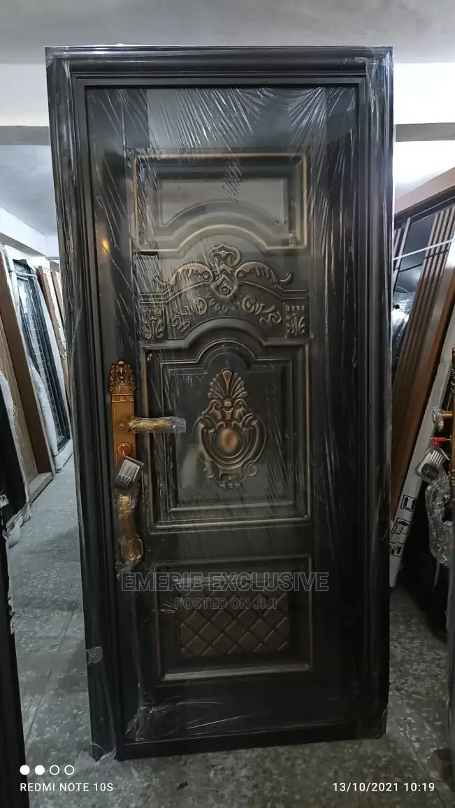 3ft: HIGH Grade Sec Copper Steal Room Door With Royal Handle