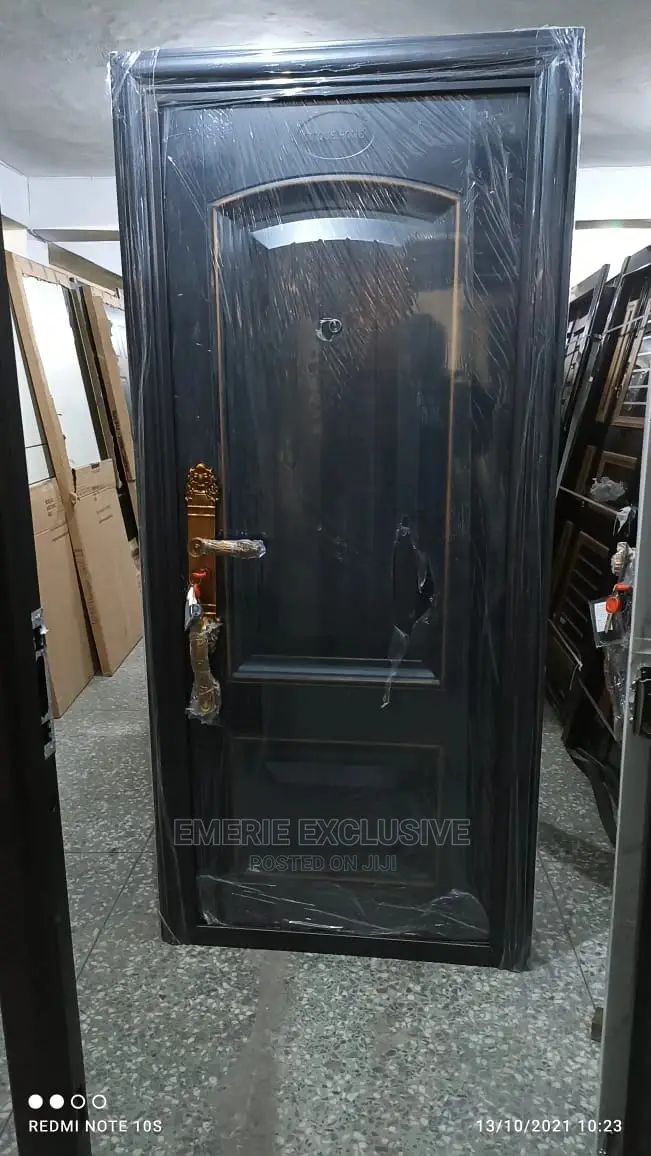 3ft: HIGH Grade Sec Copper Steal Room Door With Royal Handle