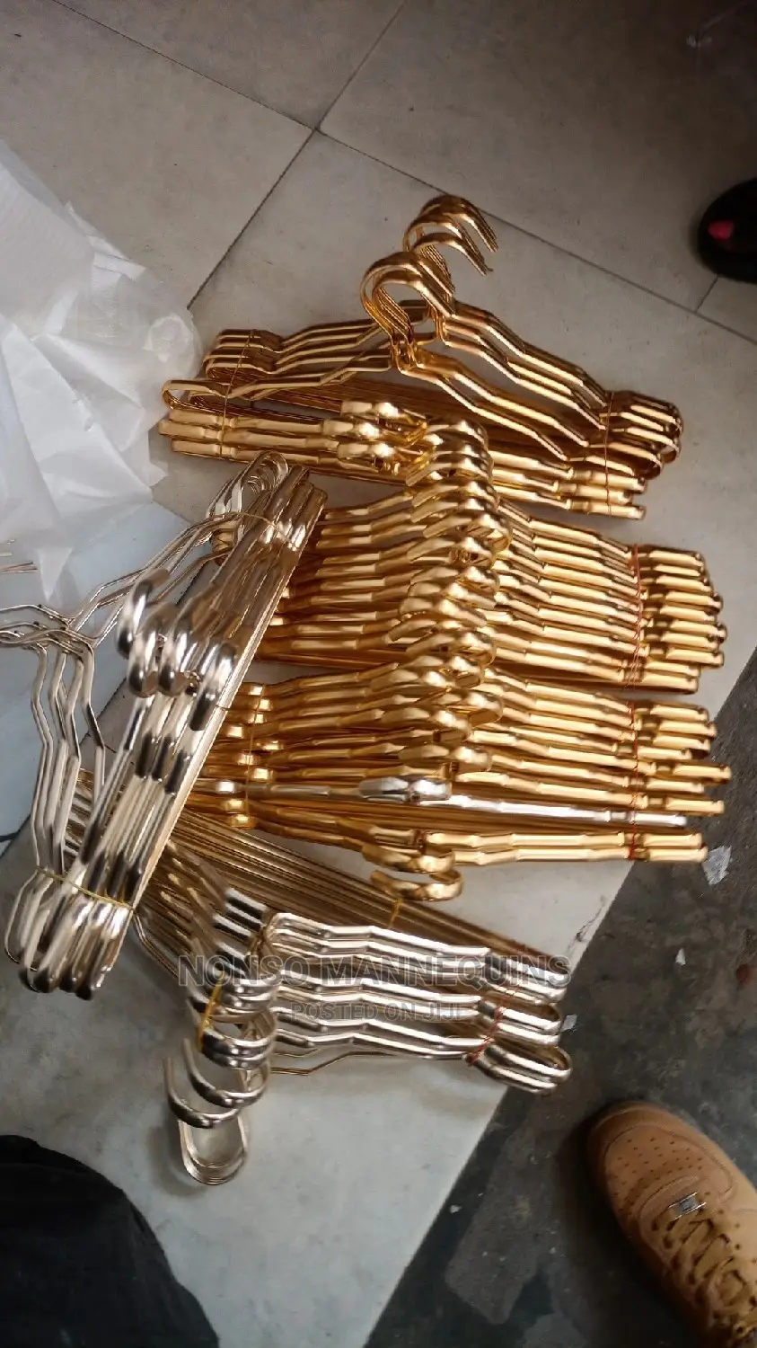 Light Gold and Thick Gold Luxury Hangers