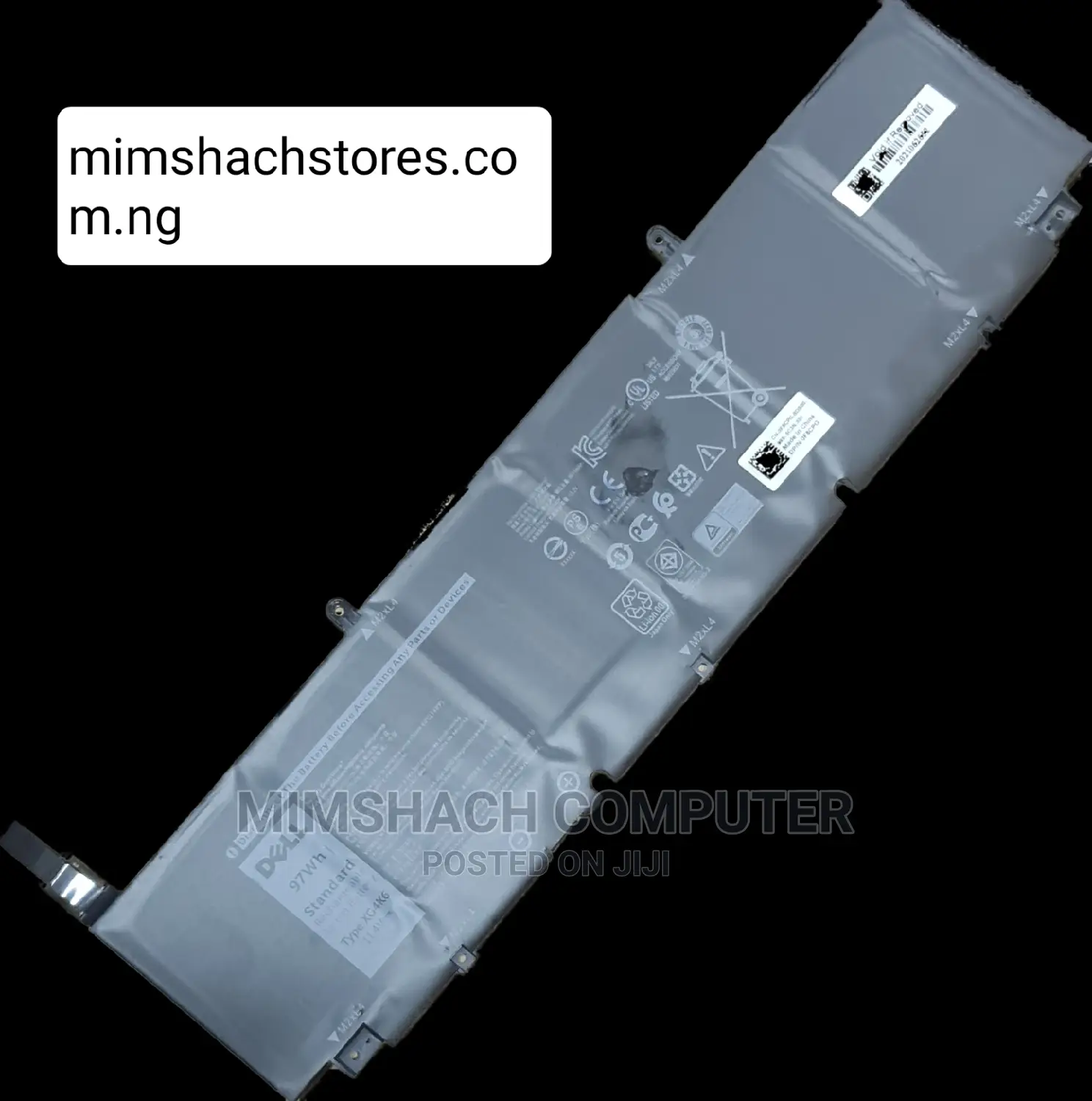 Dell XPS 17 9700 0XG4K6 01RR3 F8CPG Series Battery 97wh
