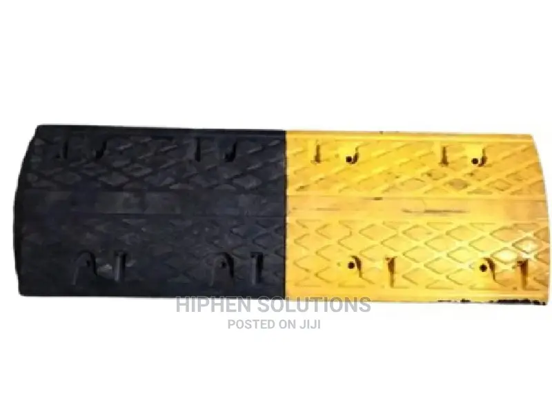 Yellow Black 70 Mm Rubber Speed Breaker, for Road