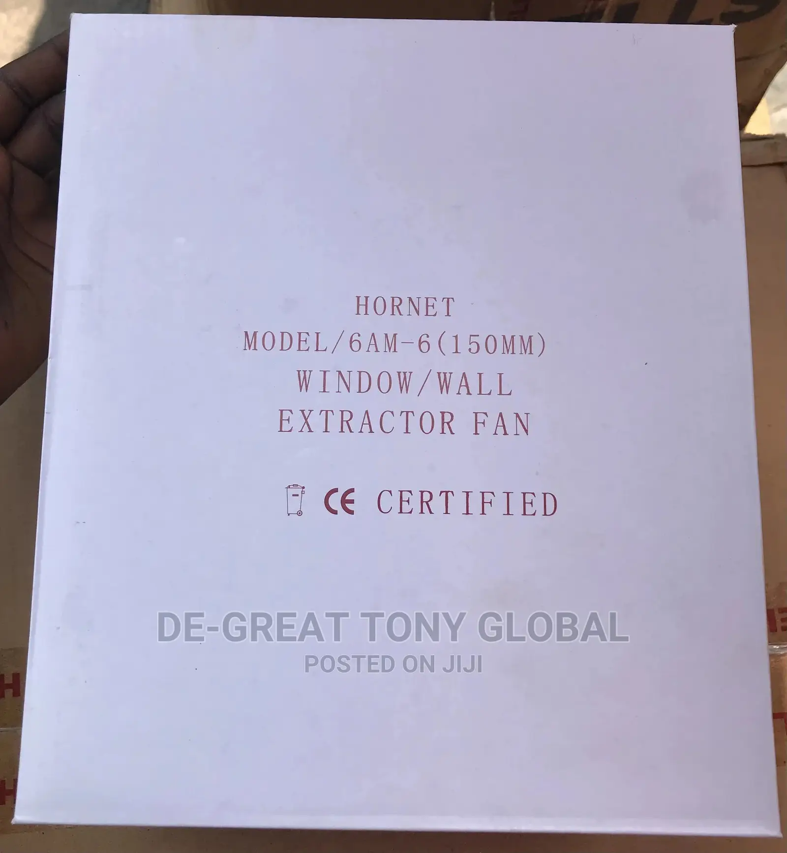 Extractor Fan Hornet