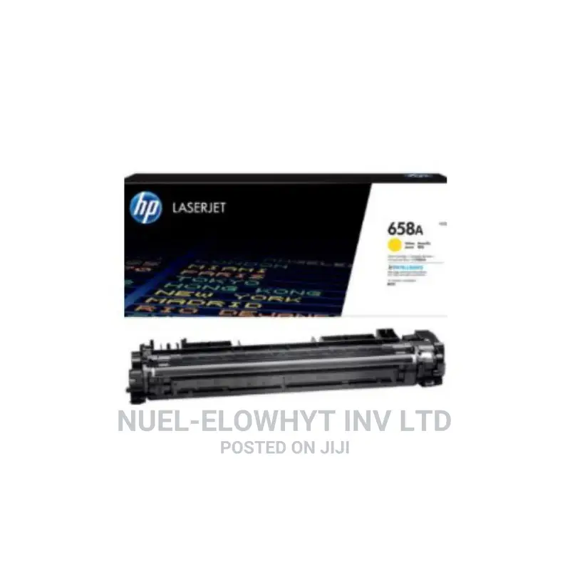 HP 658A Yellow Original Laserjet Toner Cartridge, W2002A