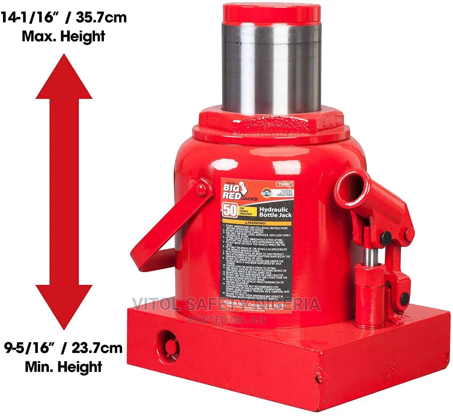 50ton Hydraulic Bottle Jack