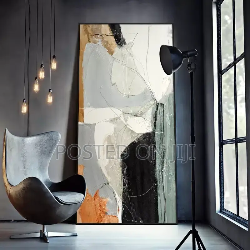 Abstract Line Morden Porch Aisle Painting