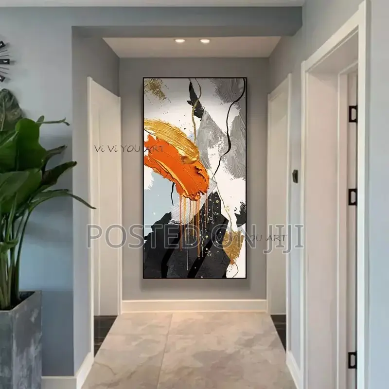 Abstract Hand Painted Oil Painting