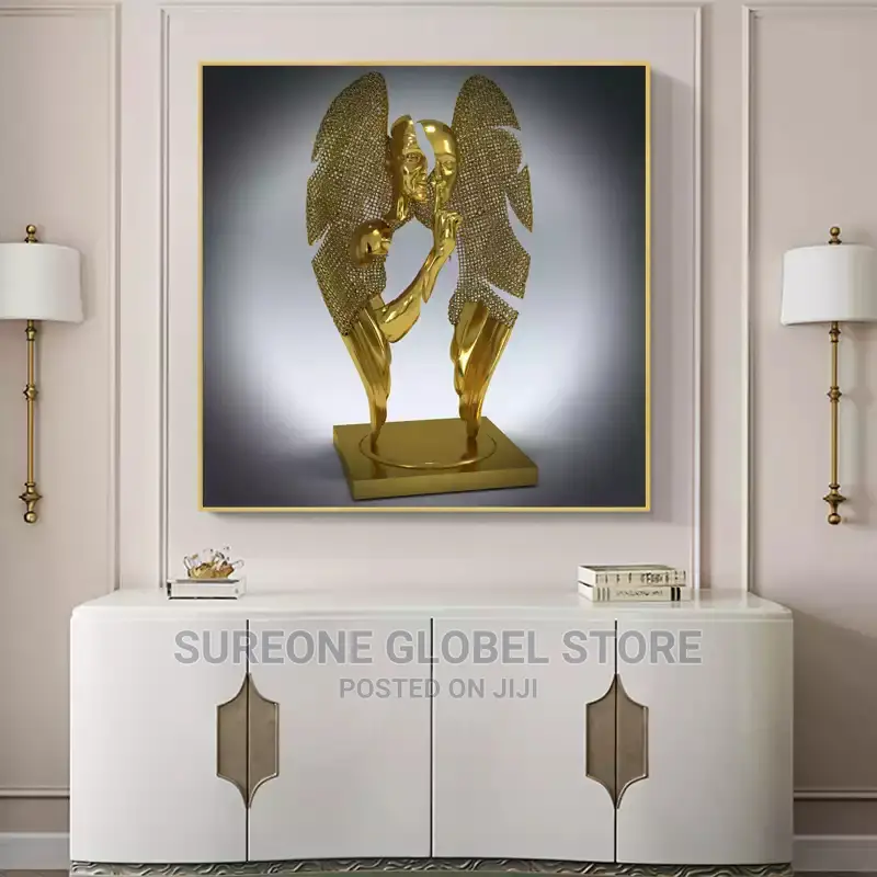 Metal Figure Statue Art Prints