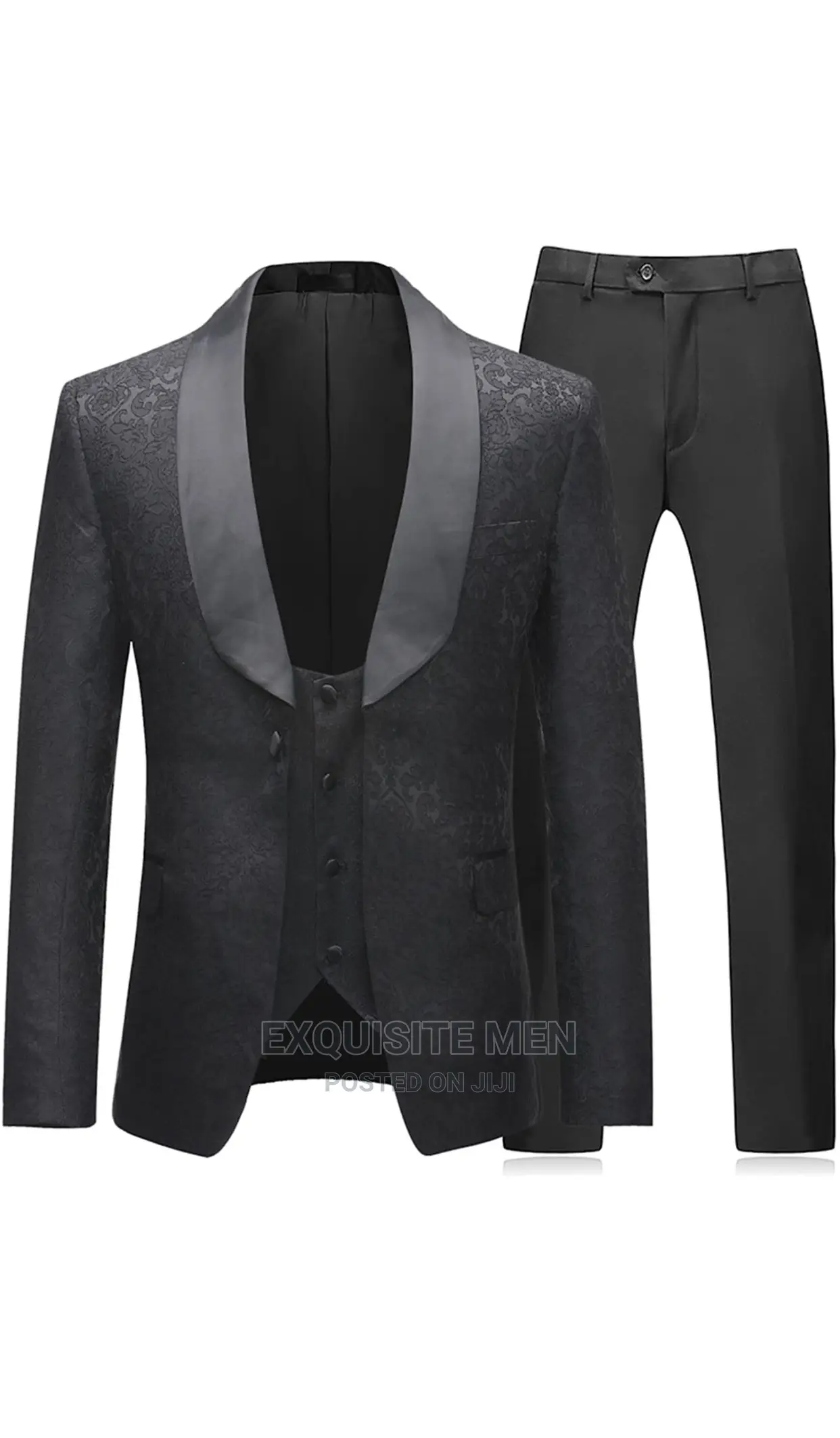 Turkish Tux Black Men Suits