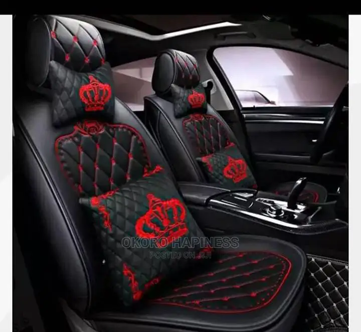 Crown-Leather Car Seat Cover