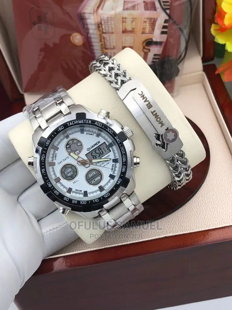 Montblanc Swiss Digital and Analog Wristwatch