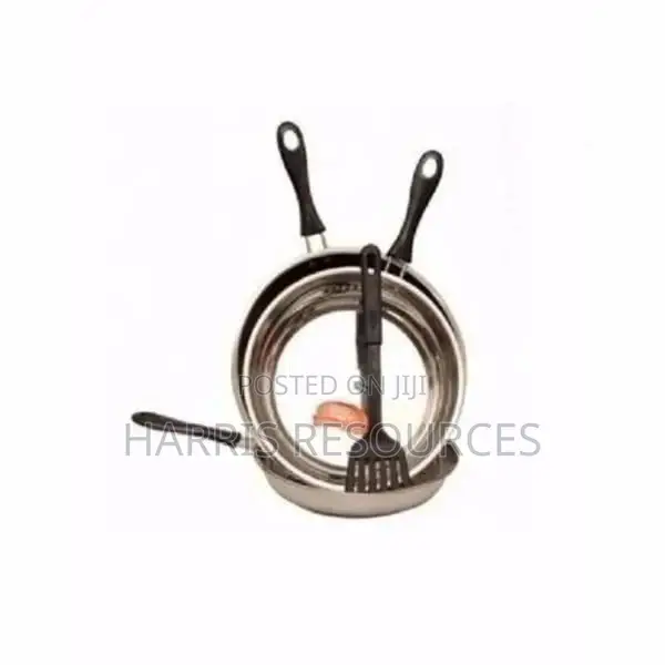 3pcs Stainless Frying Pan +Non Stick Spoon