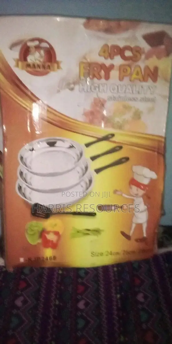 3pcs Stainless Frying Pan +Non Stick Spoon
