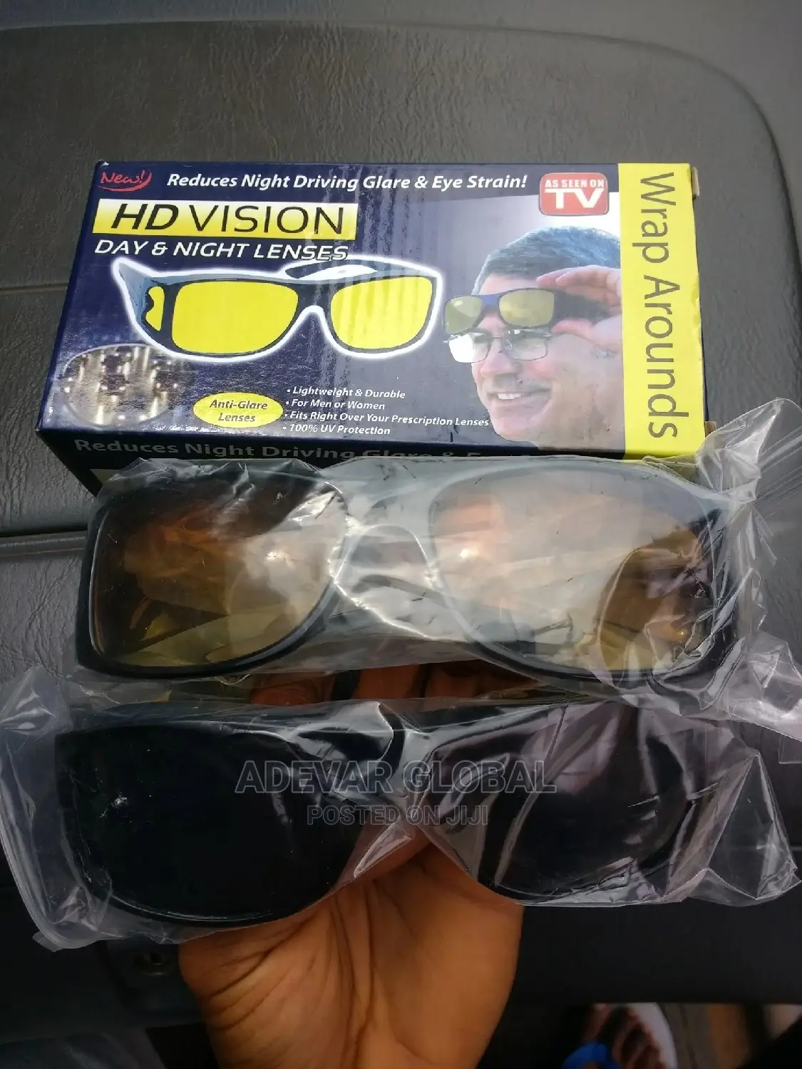 2 In1 Hd Vision Night Driving Eyeglasses