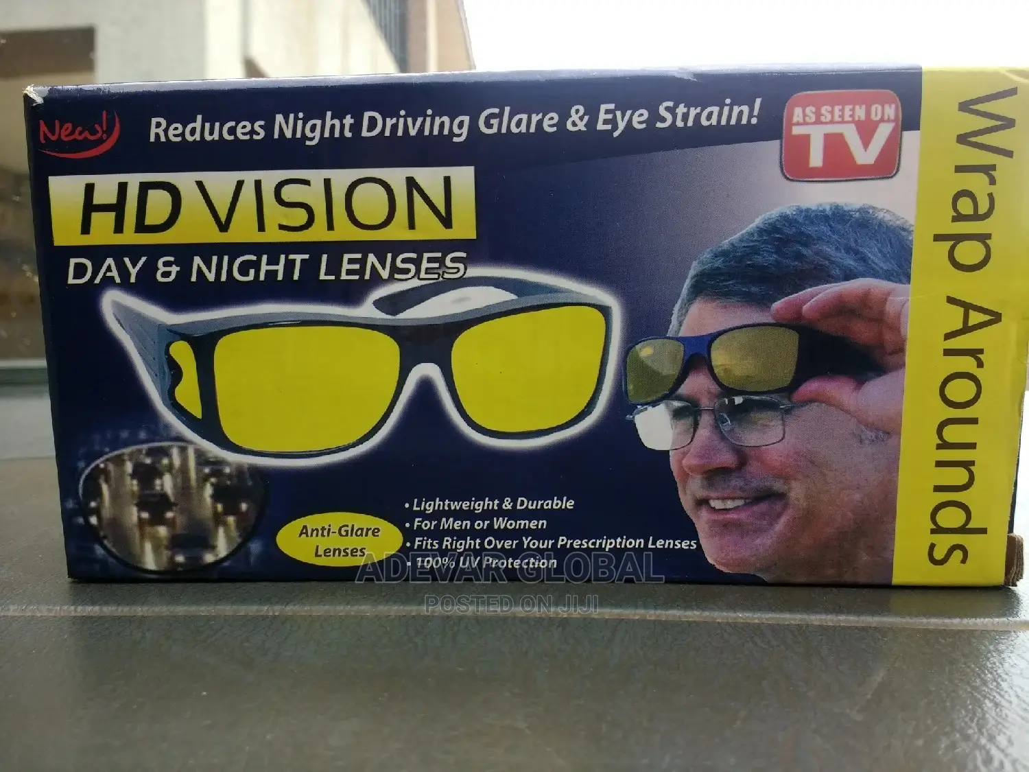 2 In1 Hd Vision Night Driving Eyeglasses