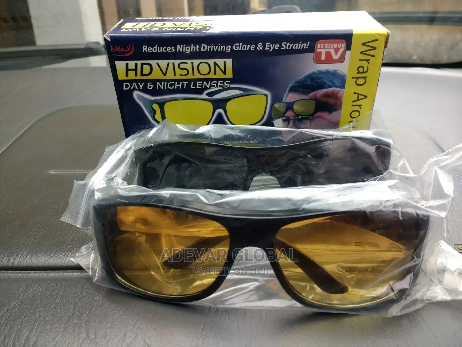 2 In1 Hd Vision Night Driving Eyeglasses