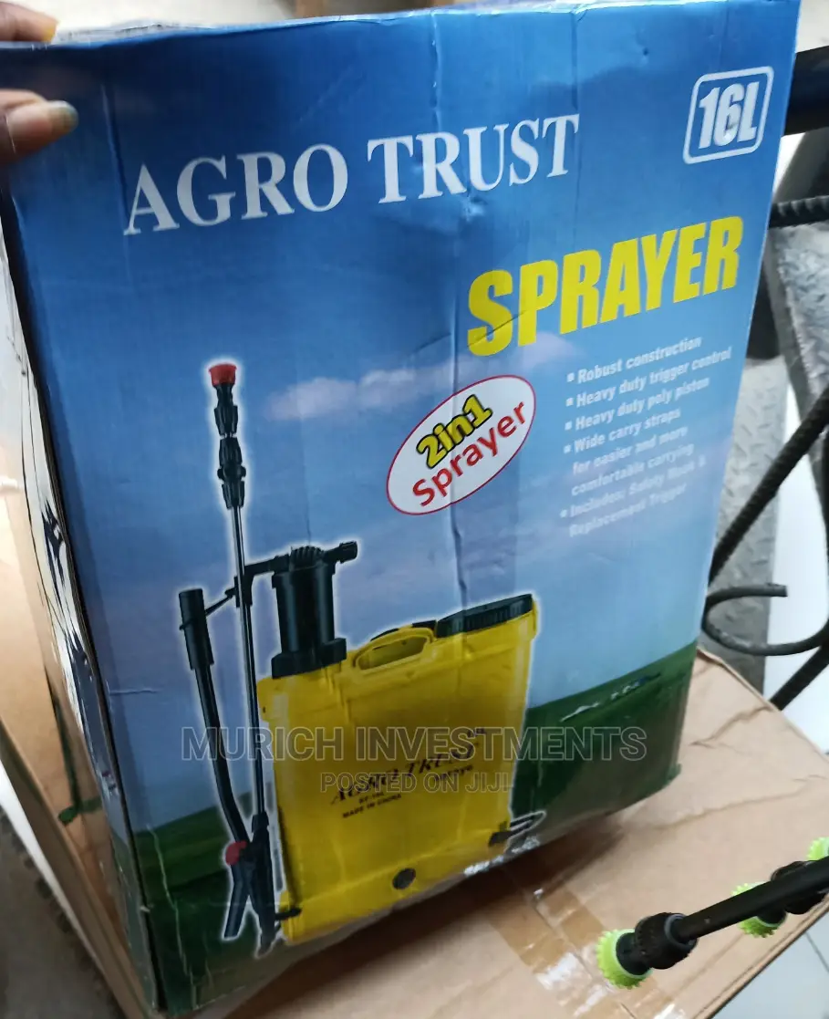 2 In1 Rechargeable Hand/Battery Powered Knapsack Sprayer 16L