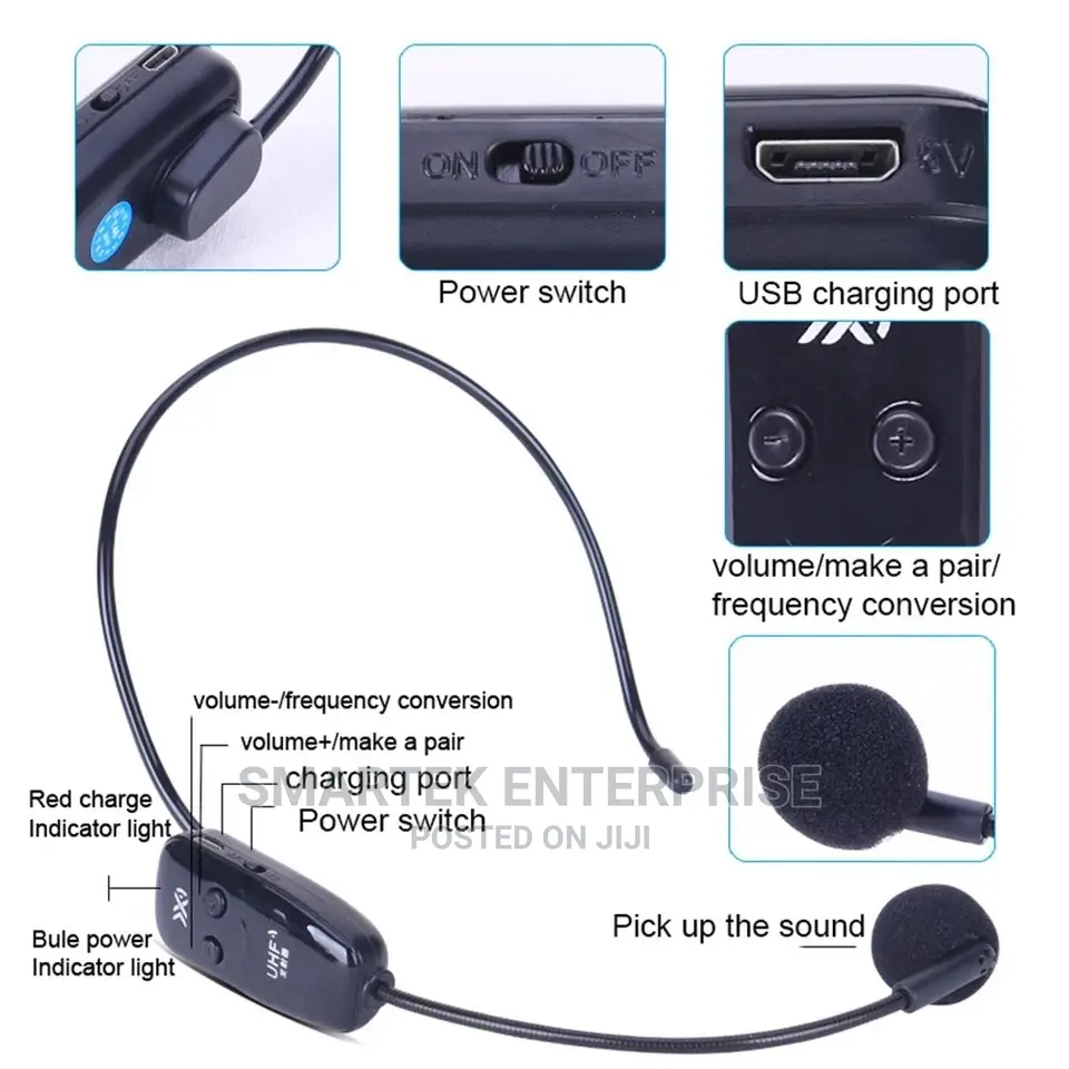UHF 200m Universal Wireless Microphone Wireless Microphone