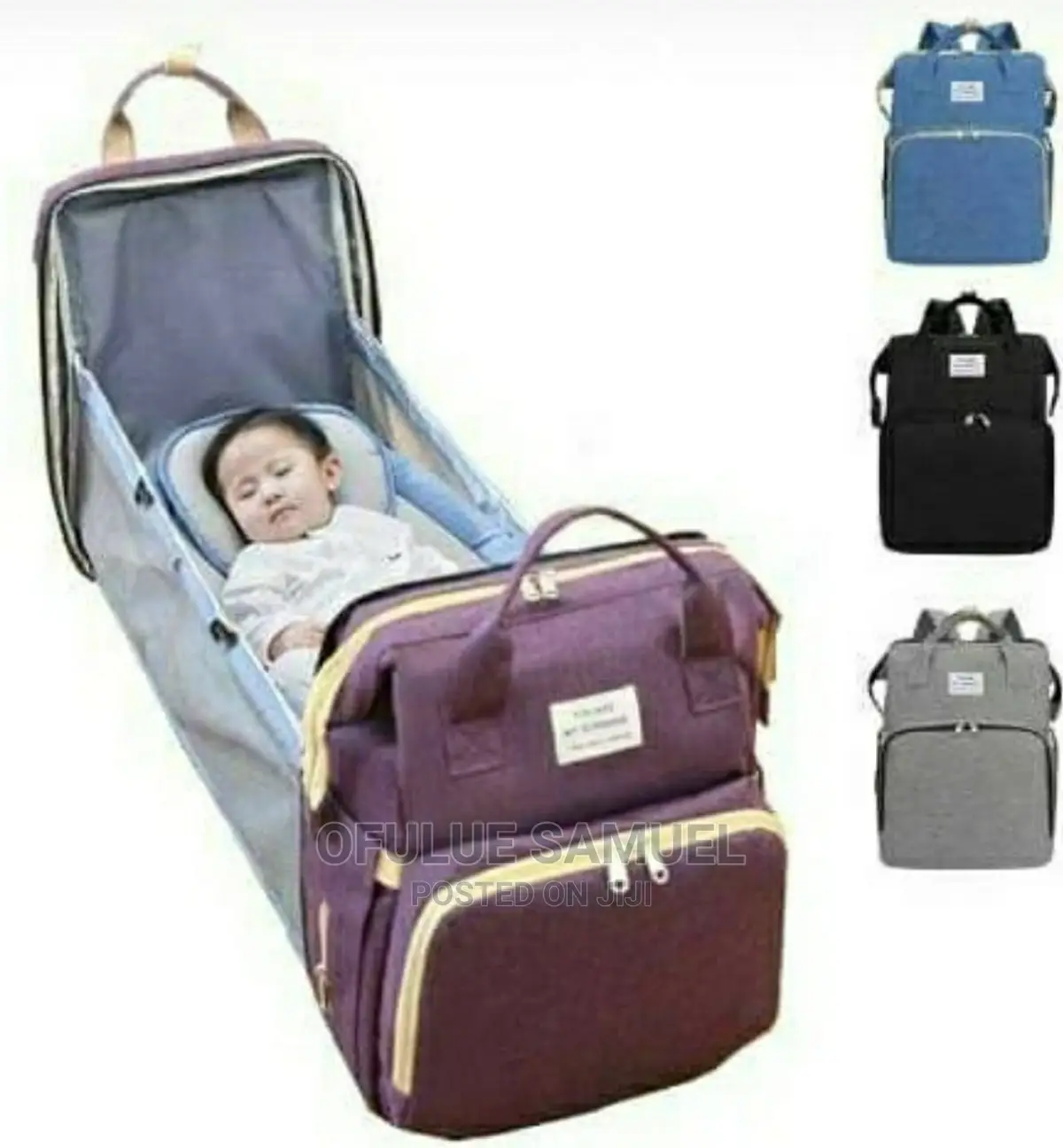 Babies Diaper Bed Bag Foldable Bag