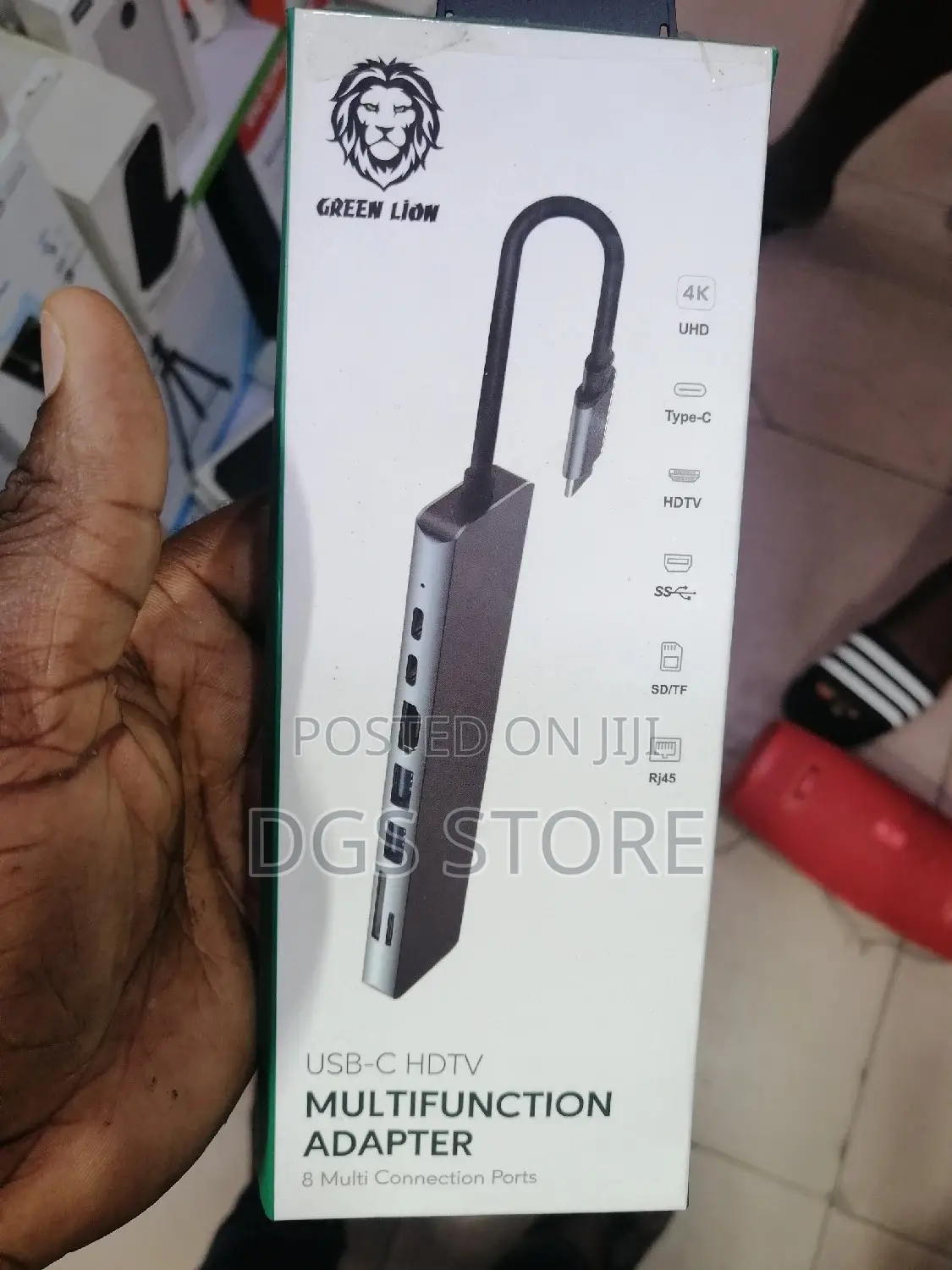 Green Lion Usb C HDTV Multifunction Adapter 8 In1