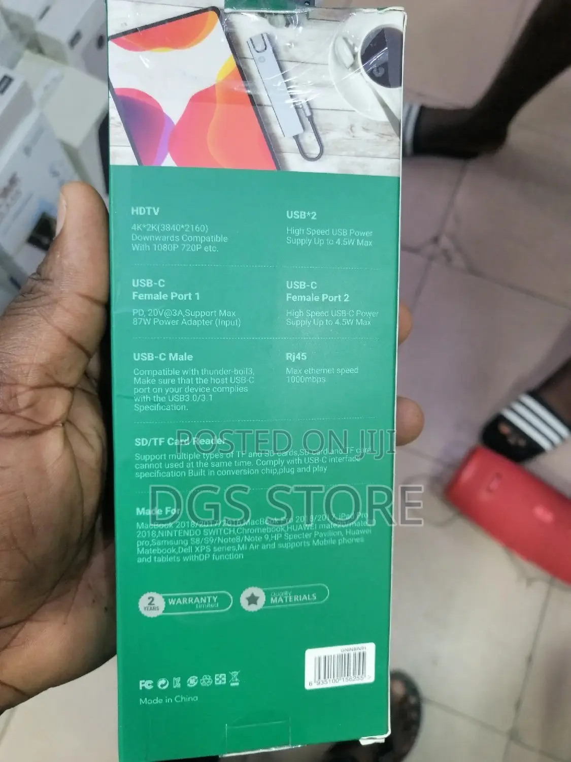 Green Lion Usb C HDTV Multifunction Adapter 8 In1