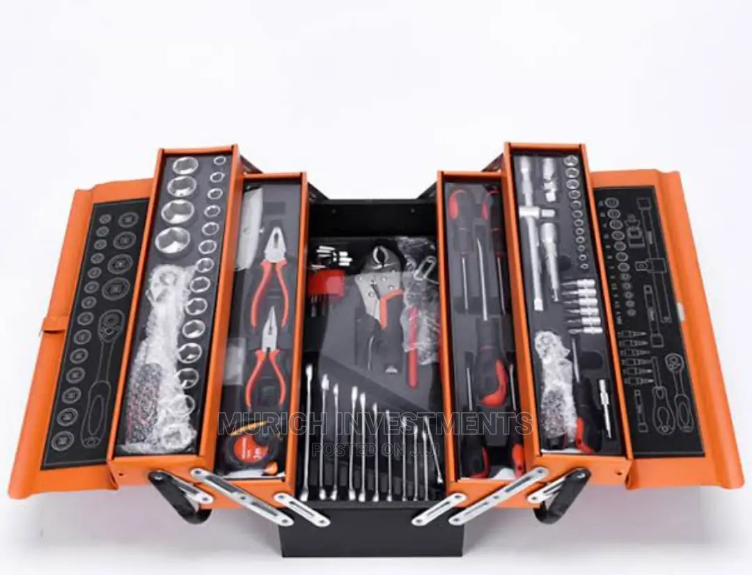 168pcs Tool Set With Metal Box 5 Tier Cantii-Lever