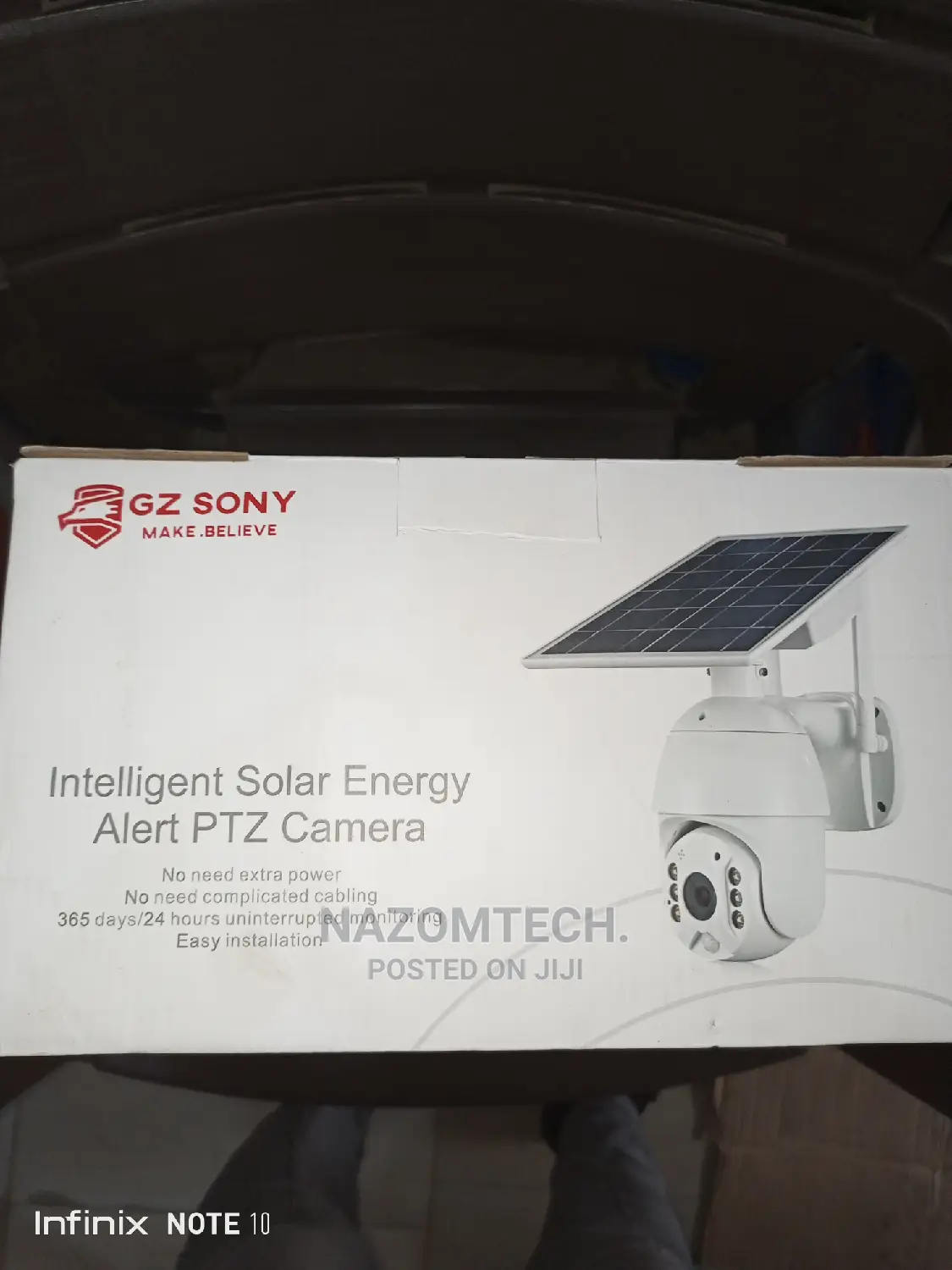 Intelligent Solar Energy Alert PTZ Camera