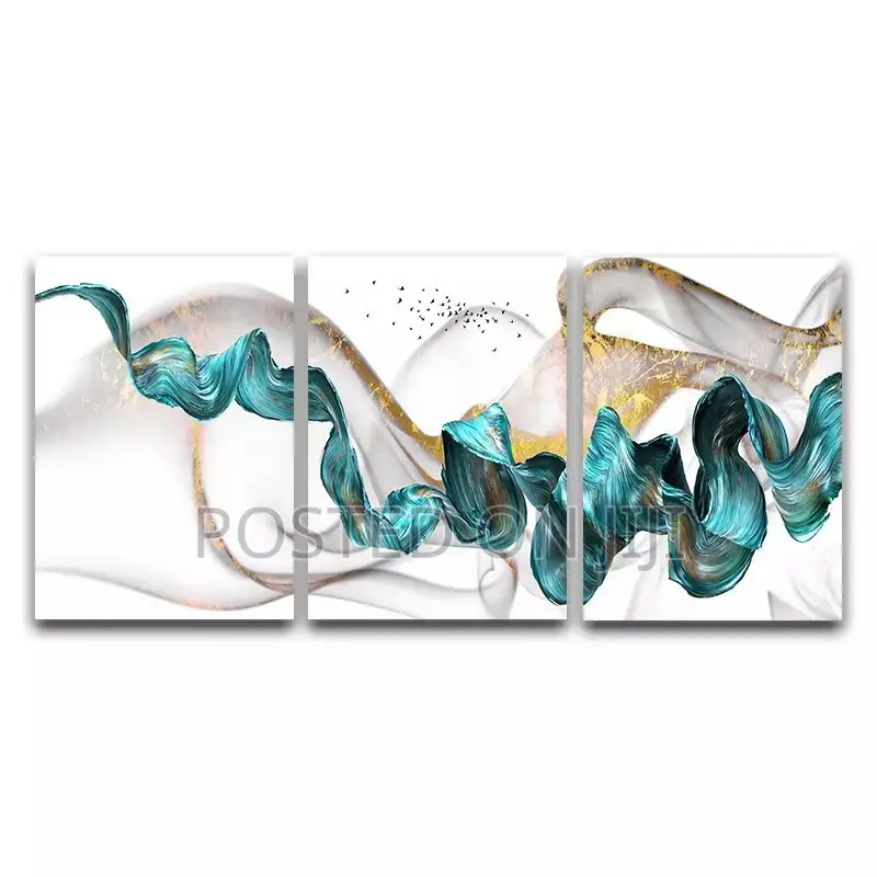 Green Drifting Flying Wall Art