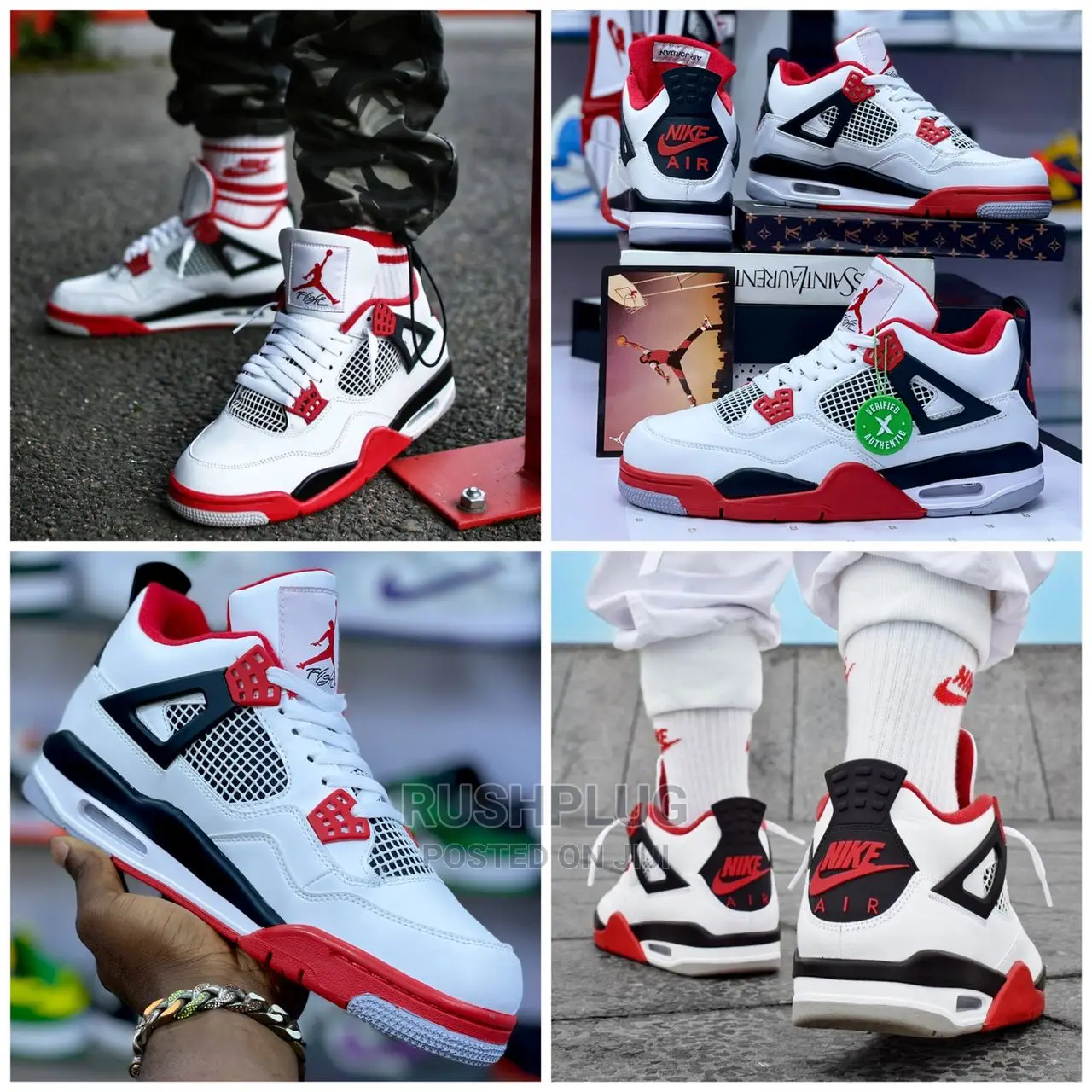 Air Jordan Iv Retro ‘Fire Red’*