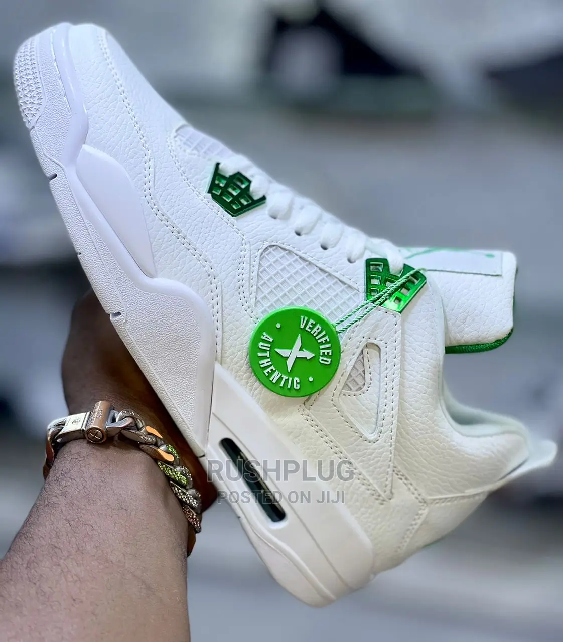 Air Jordan 4 Retro ‘ Metallic Green ’*