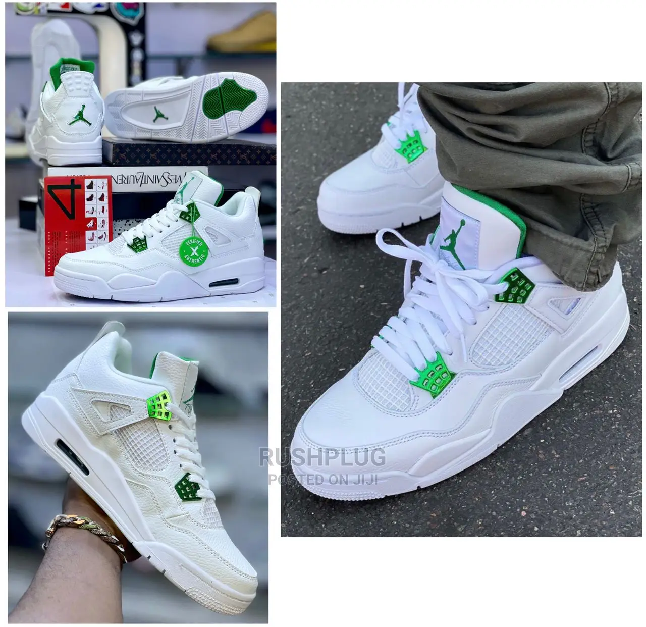 Air Jordan 4 Retro ‘ Metallic Green ’*