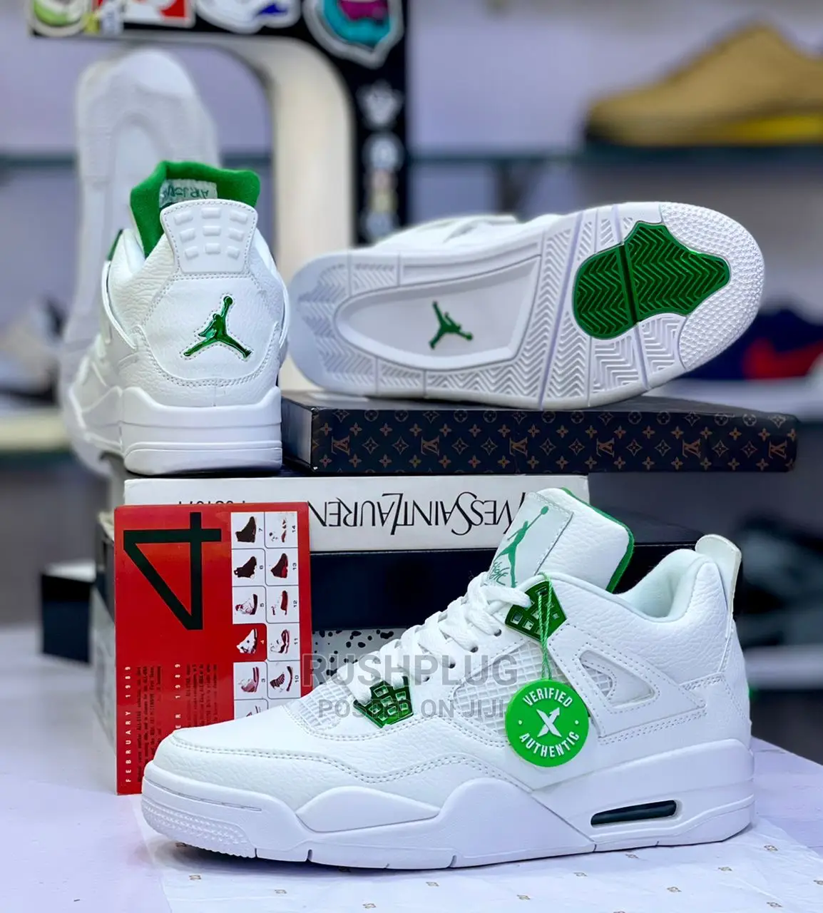Air Jordan 4 Retro ‘ Metallic Green ’*
