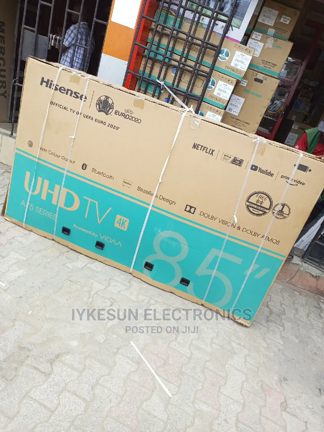 Hisense 85inches A7500 TV 4KUHD Smart TV Bluetooth Netflix