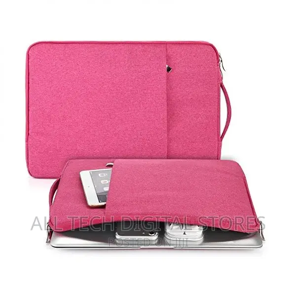 13.3 Inches Laptop Sleeve With Handle Rose-Red