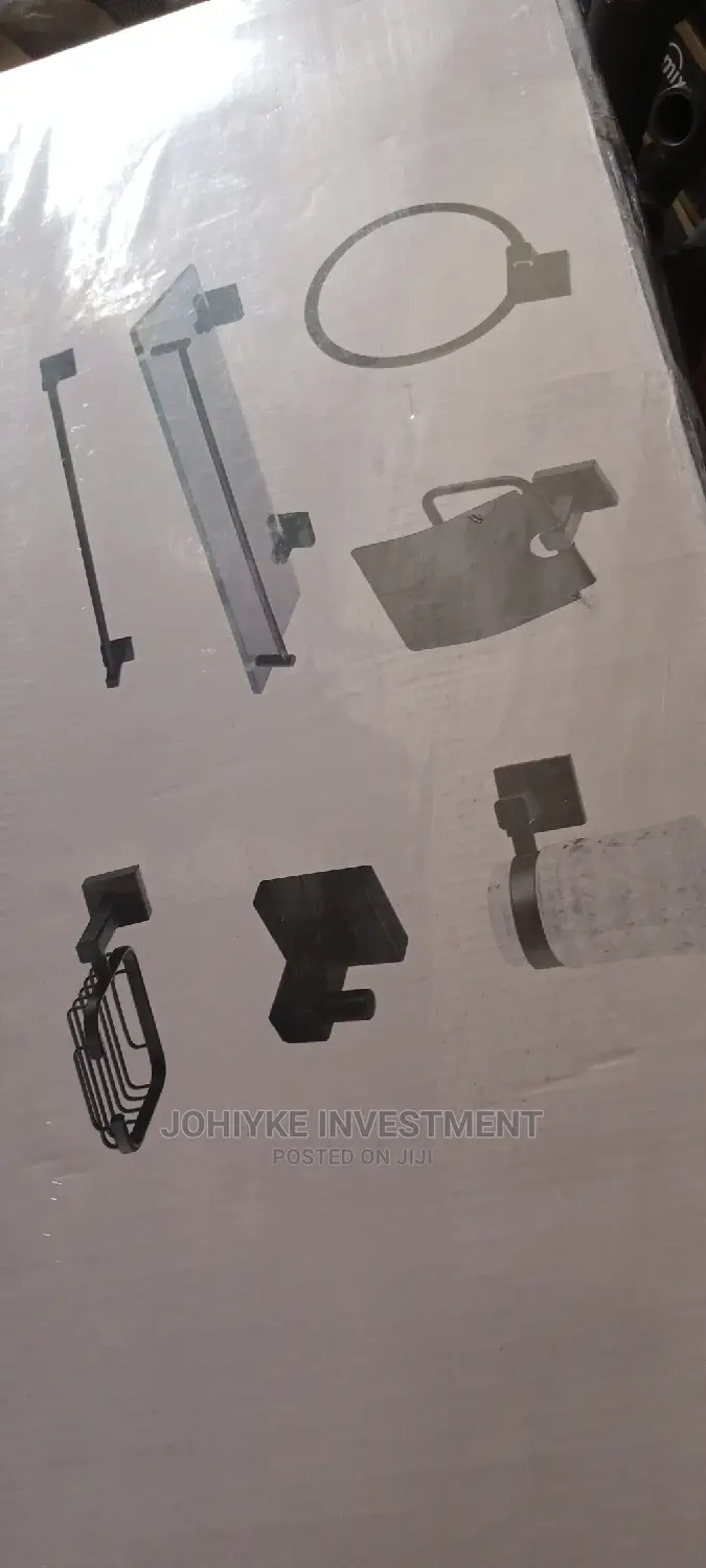 High Quality Mmart Toilet Black Accessories