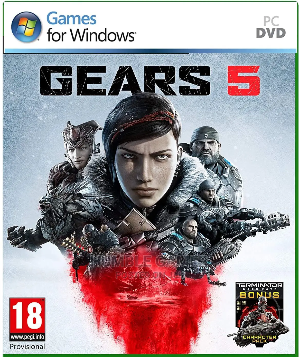 Gears 5 (Gears of War 5) DVD/CD Game Discs for PC and Laptop