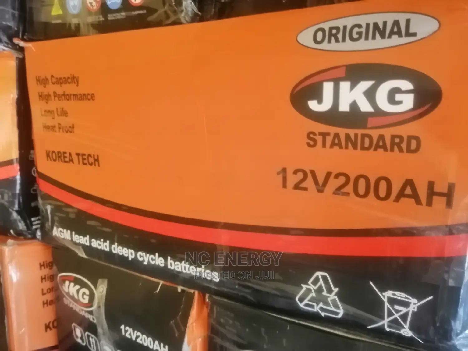 JKG 12v 200ah Battery