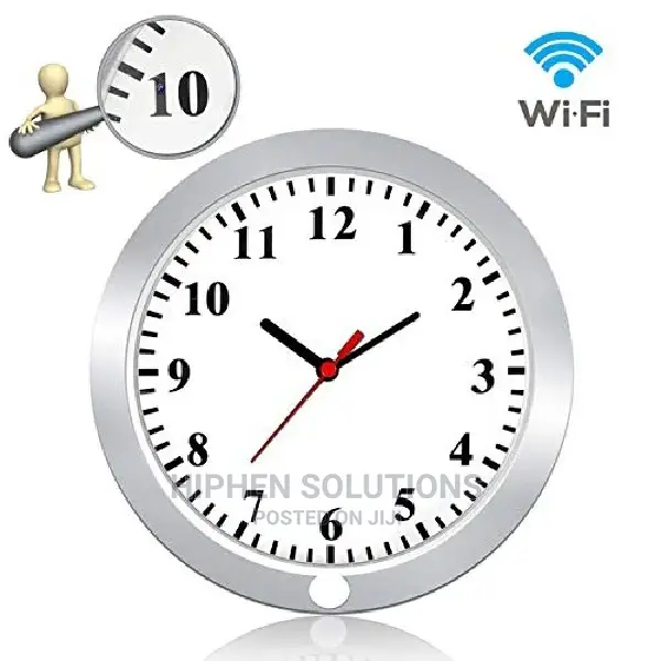 Wall Clock Wifi Hidden Spy Camera