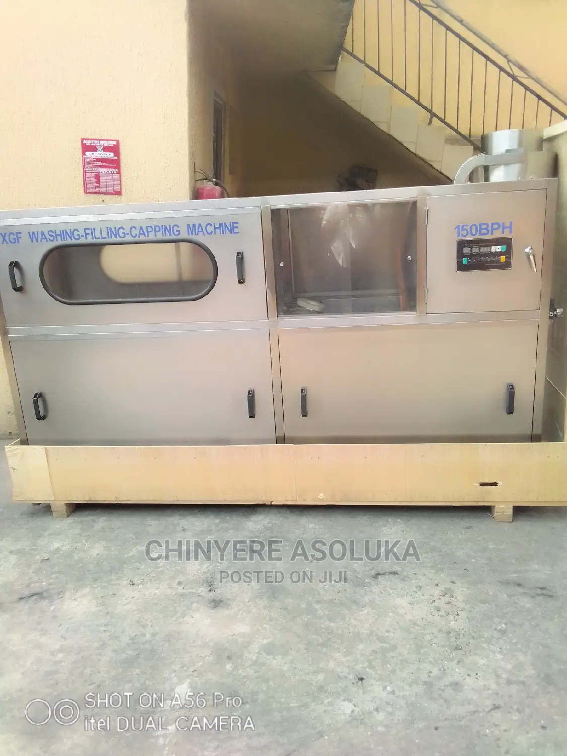 Dispenser Rinsing, Filling and Capping Machine 150bottles/Hr