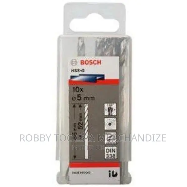 Bosch Drilling Bit 5mm X10 (Set)