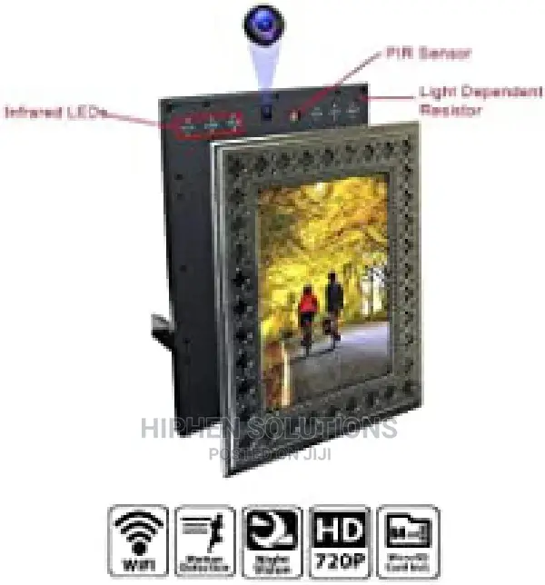 Wifi Photo Frame No Glow IR Spy Camera