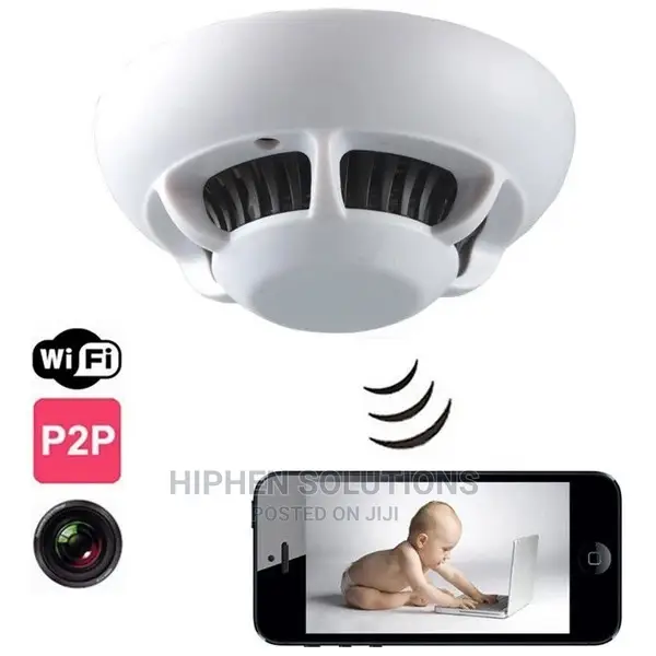 Smoke Detector IP Wireless Camera