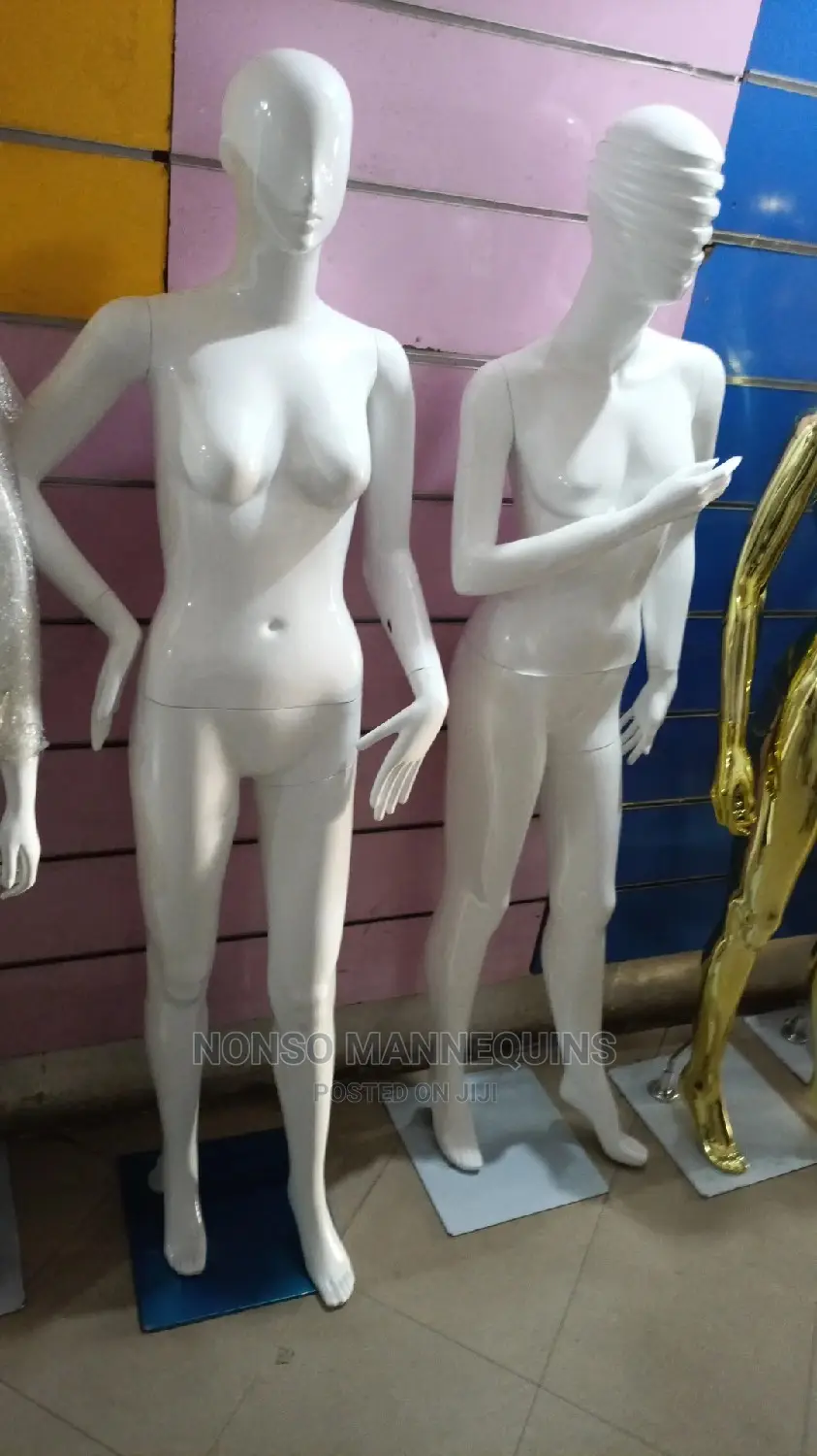 Glossy White SF Size 8 Female MANNEQUINS