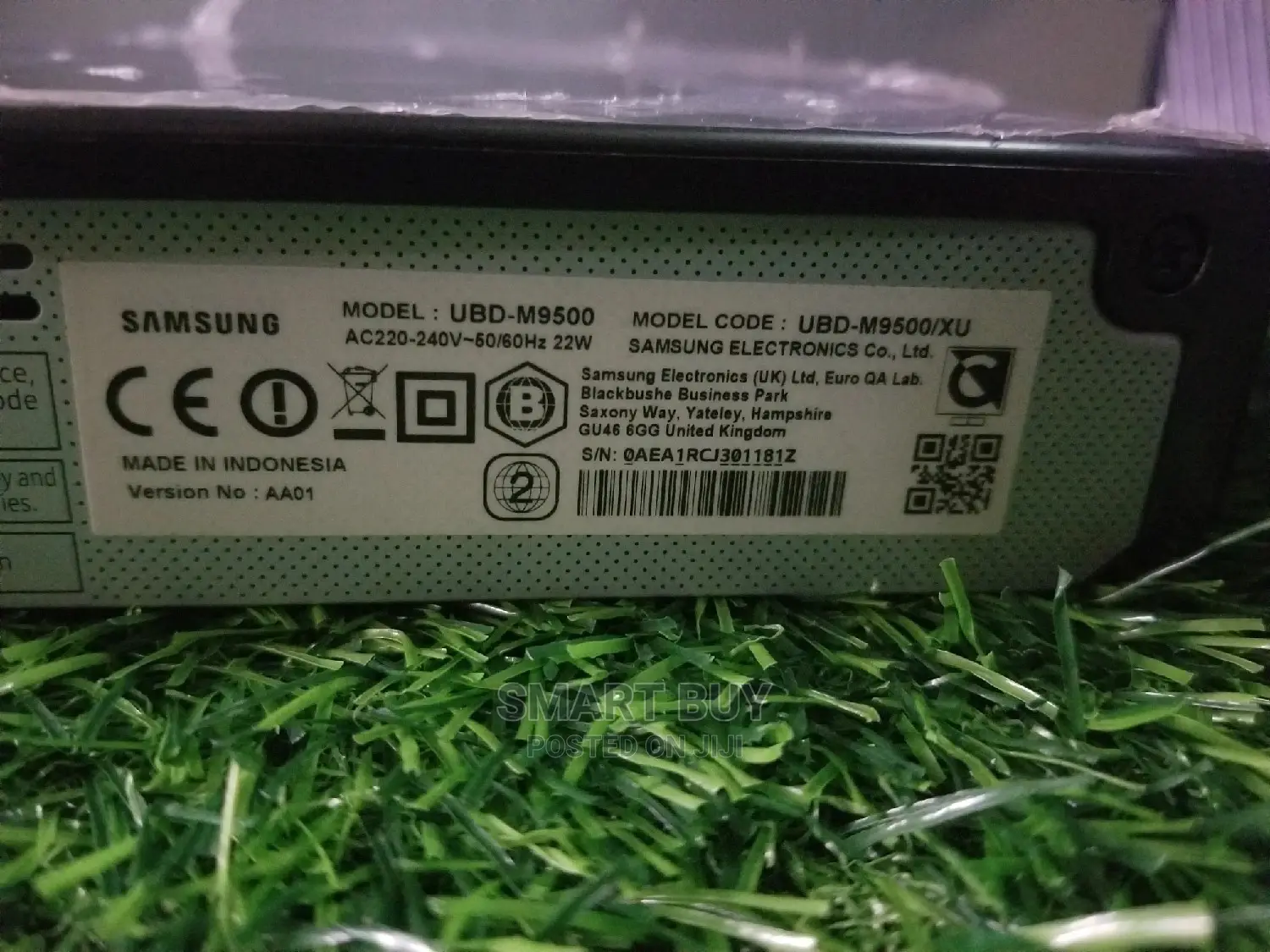 Samsung HDR Ultra Hd Smart Bluetooth Blu-Ray DVD Player