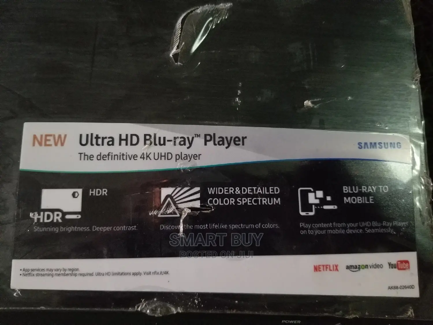 Samsung HDR Ultra Hd Smart Bluetooth Blu-Ray DVD Player