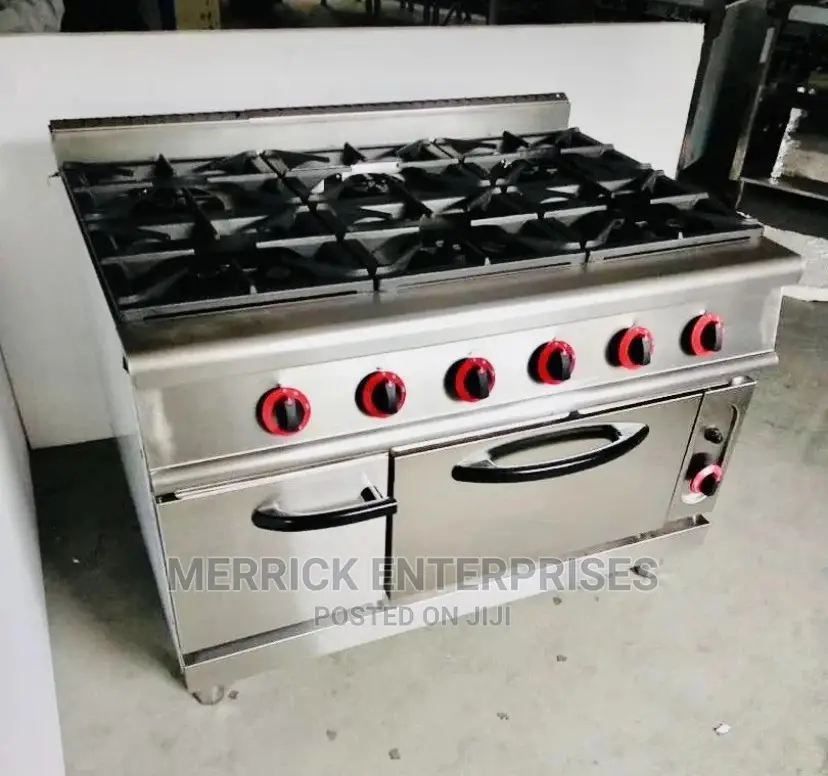 6 Burner Gas Cooker With Oven