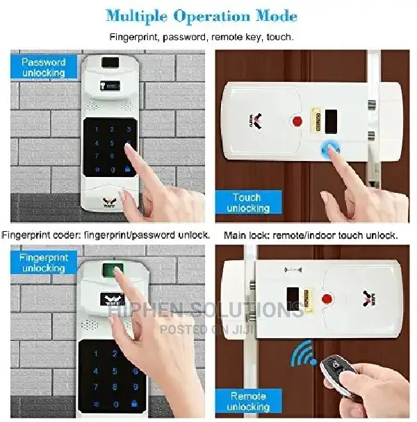 Door Lock-Keyless Entry Home With Fingerprint Keypad