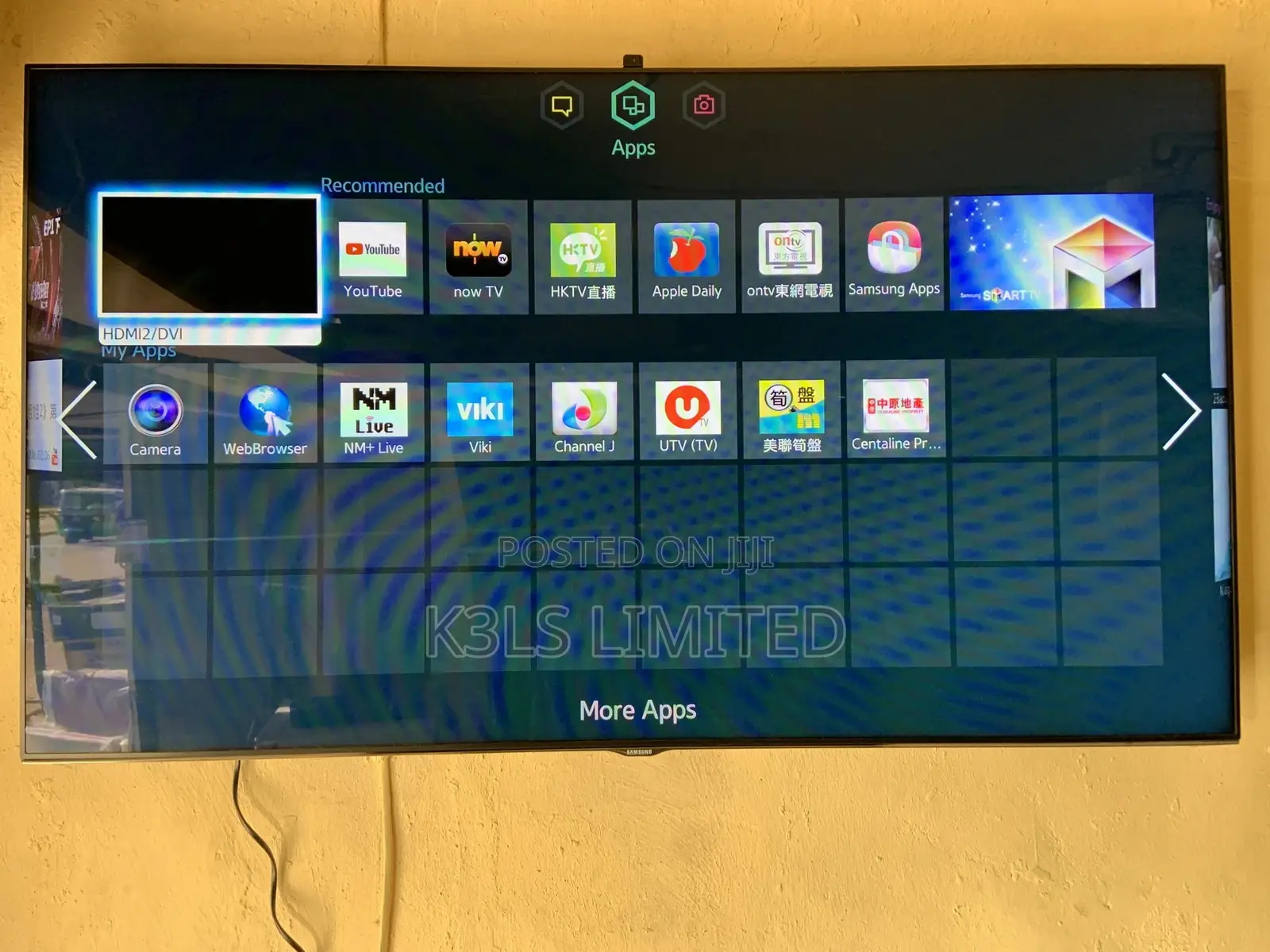 Samsung 55inch Ultra Slim Smart TV With Pop Up Camera