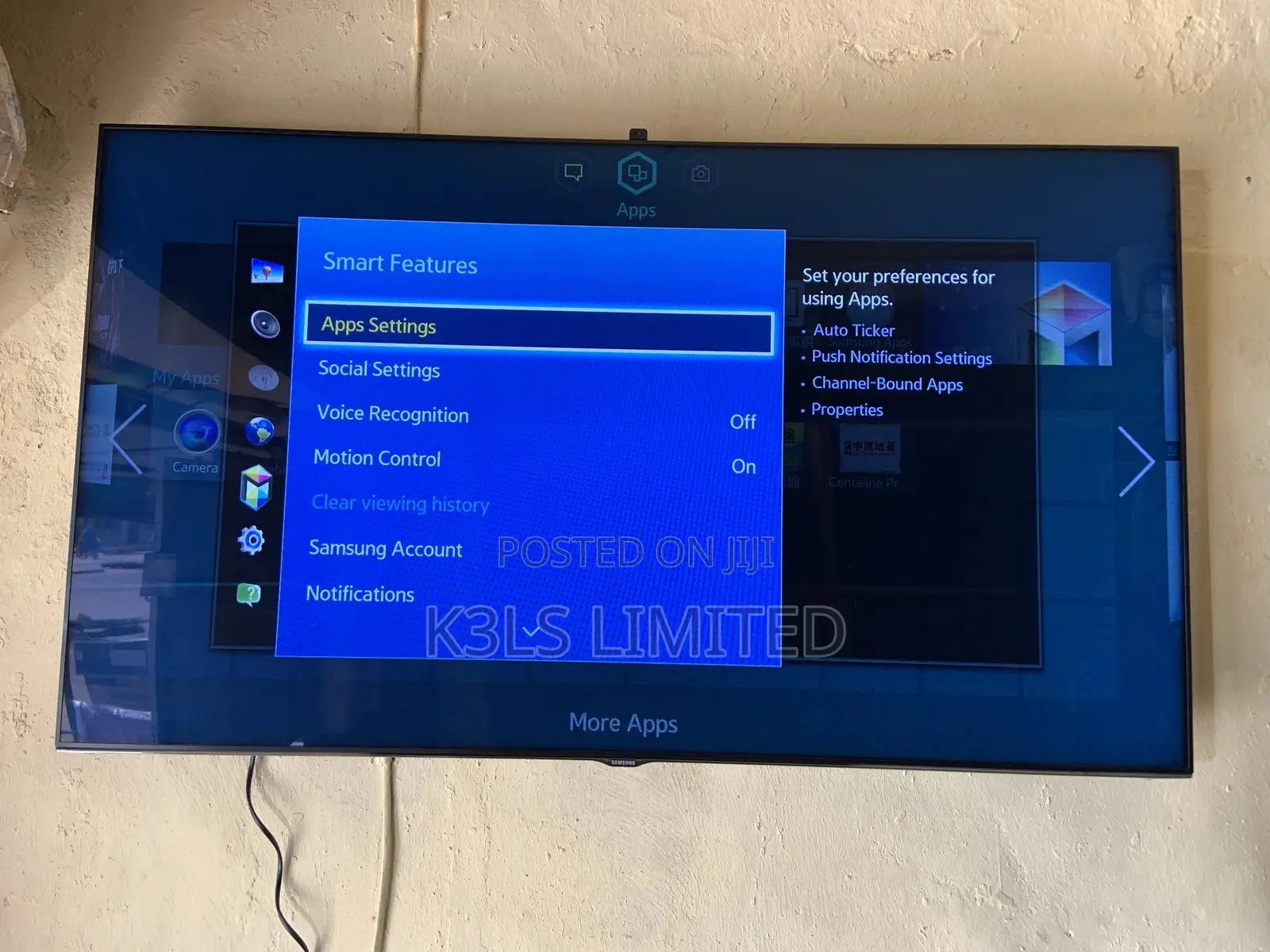 Samsung 55inch Ultra Slim Smart TV With Pop Up Camera