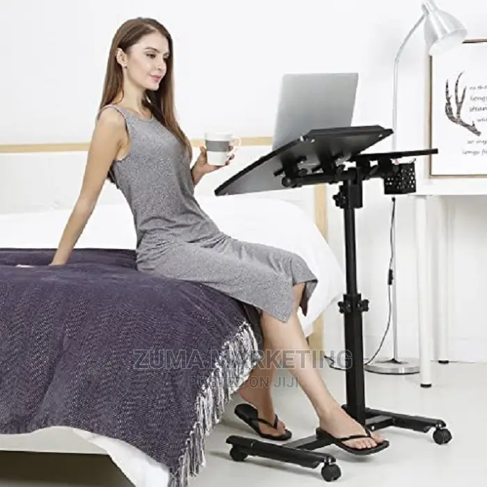 Mobile Laptop Stand With Adjustable Height